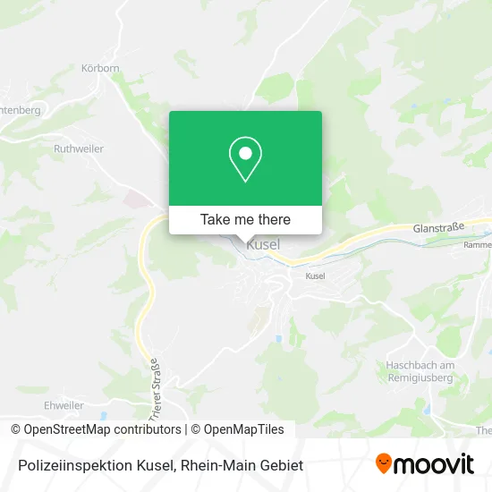 Карта Polizeiinspektion Kusel