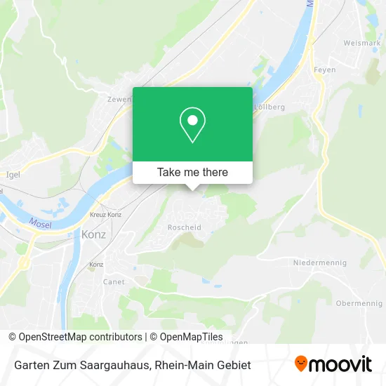 Карта Garten Zum Saargauhaus