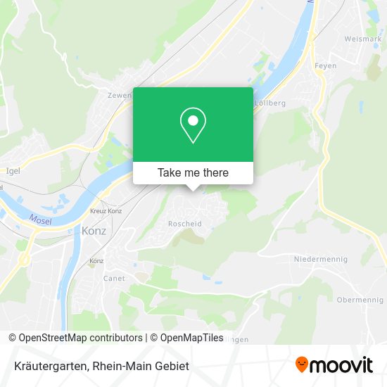 Карта Kräutergarten
