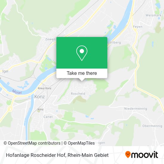 Карта Hofanlage Roscheider Hof