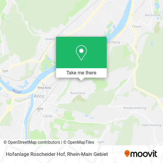 Карта Hofanlage Roscheider Hof
