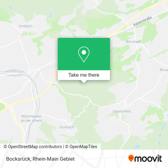 Карта Bocksrück