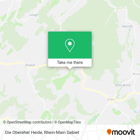 Карта Die Obereher Heide