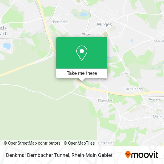 Карта Denkmal Dernbacher Tunnel