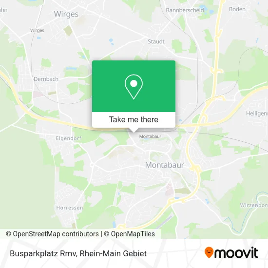 Карта Busparkplatz Rmv