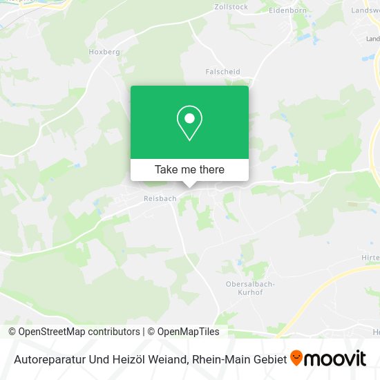 Карта Autoreparatur Und Heizöl Weiand