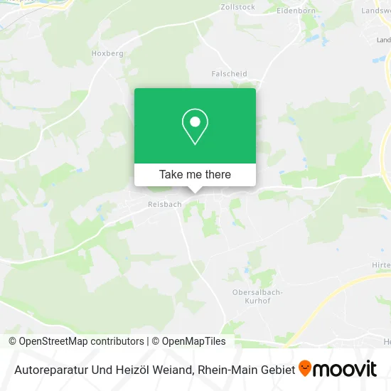 Карта Autoreparatur Und Heizöl Weiand