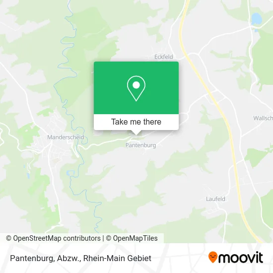 Карта Pantenburg, Abzw.