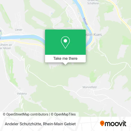 Карта Andeler Schutzhütte