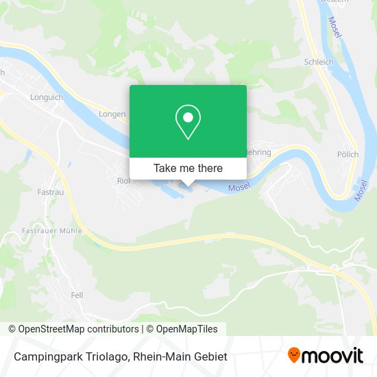 Карта Campingpark Triolago