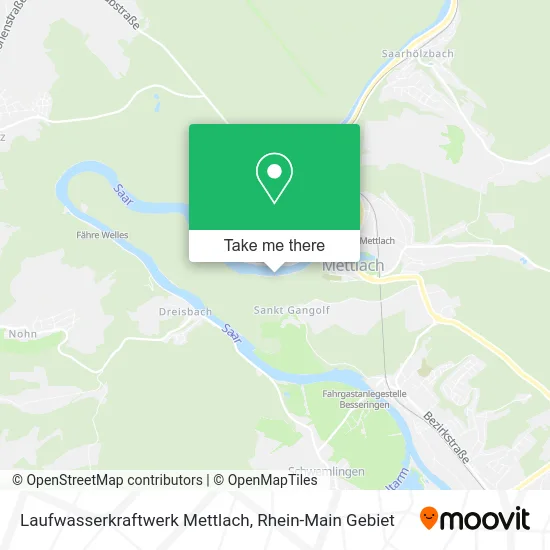 Карта Laufwasserkraftwerk Mettlach