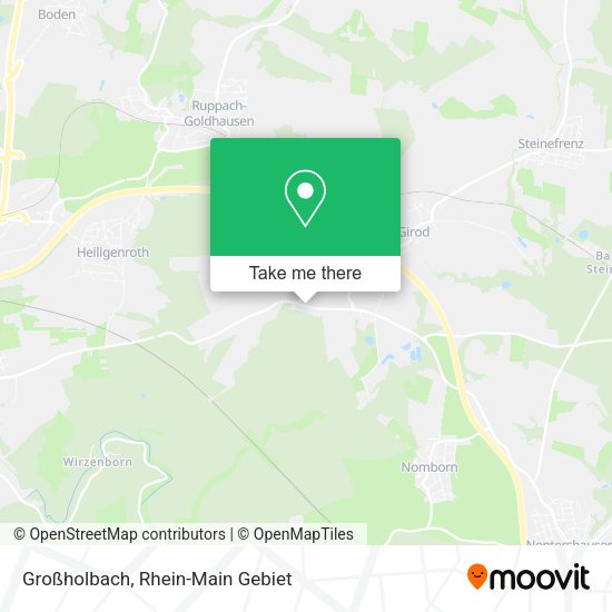 Карта Großholbach