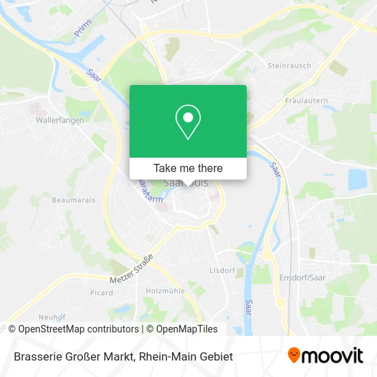 Карта Brasserie Großer Markt