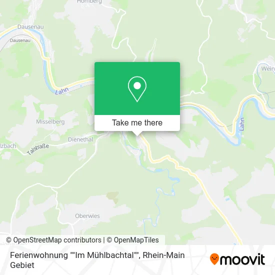 Карта Ferienwohnung ""Im Mühlbachtal""