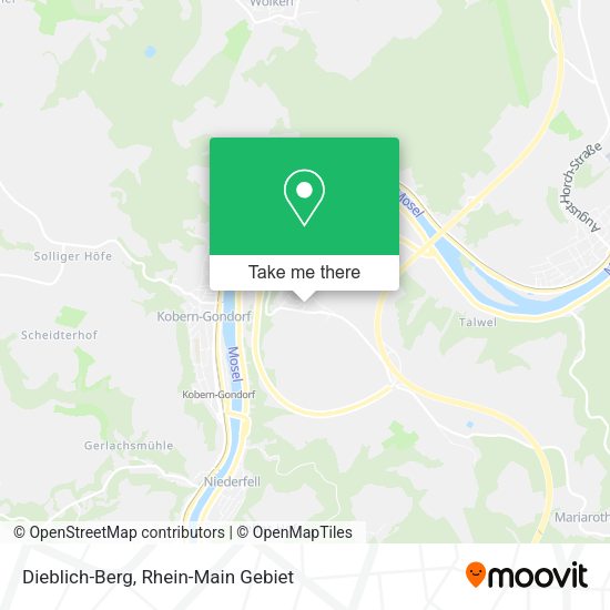 Карта Dieblich-Berg
