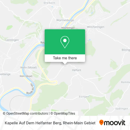 Карта Kapelle Auf Dem Helfanter Berg