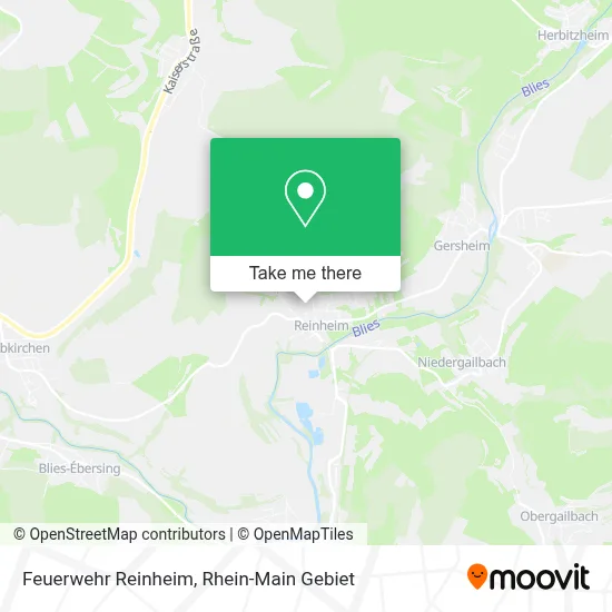 Feuerwehr Reinheim map
