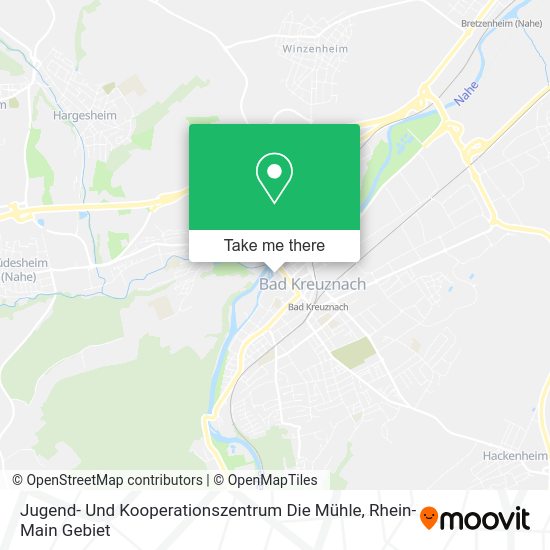 Карта Jugend- Und Kooperationszentrum Die Mühle