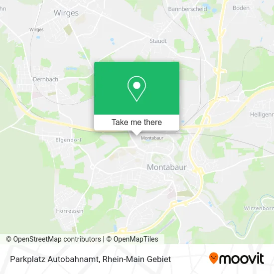 Карта Parkplatz Autobahnamt