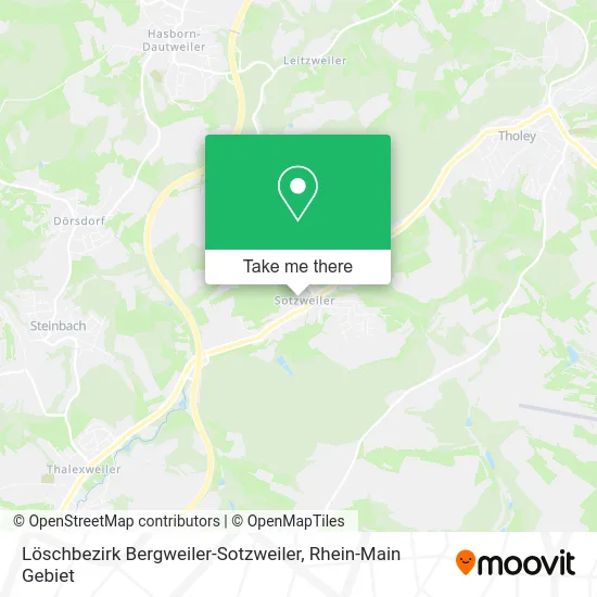 Карта Löschbezirk Bergweiler-Sotzweiler