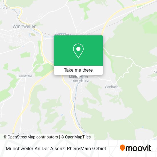 Карта Münchweiler An Der Alsenz