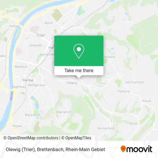 Карта Olewig (Trier), Brettenbach