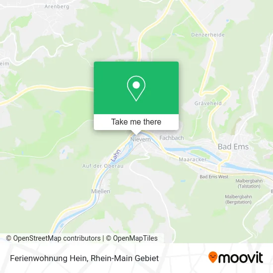 Карта Ferienwohnung Hein