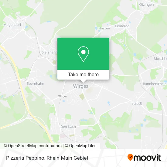 Карта Pizzeria Peppino