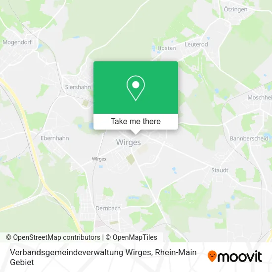 Карта Verbandsgemeindeverwaltung Wirges