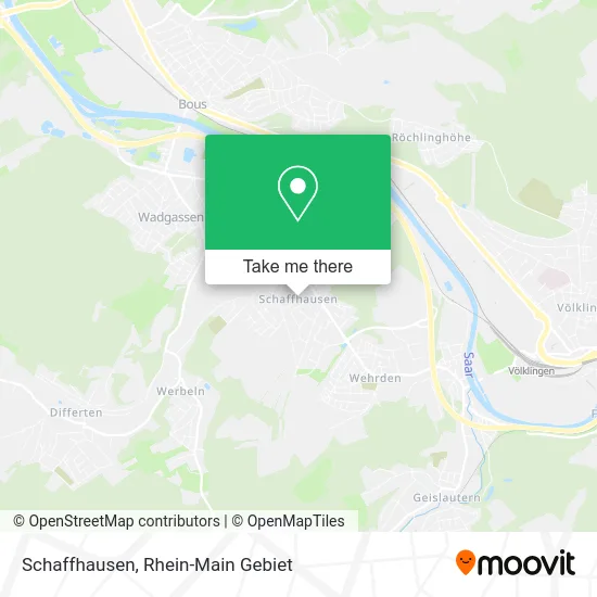 Карта Schaffhausen