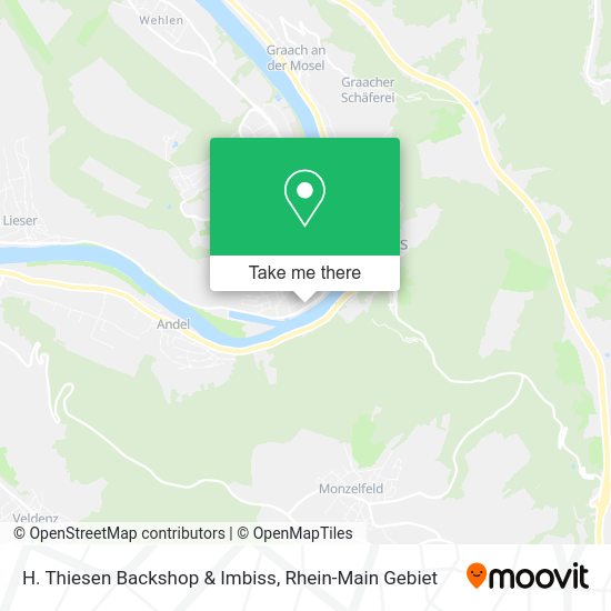 Карта H. Thiesen Backshop & Imbiss