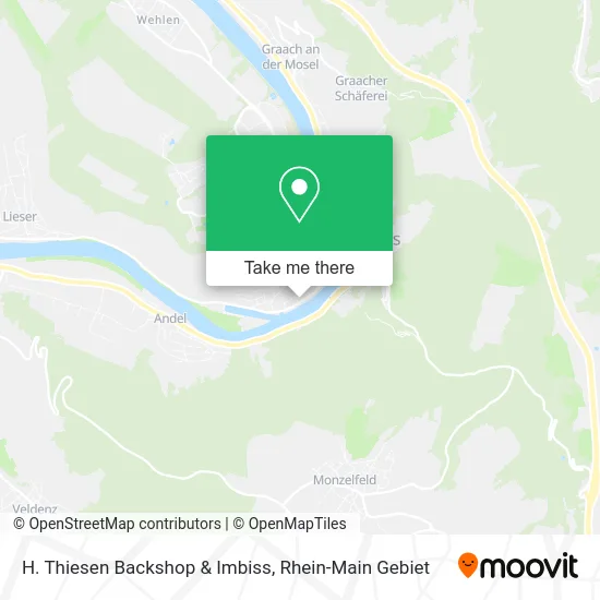 Карта H. Thiesen Backshop & Imbiss