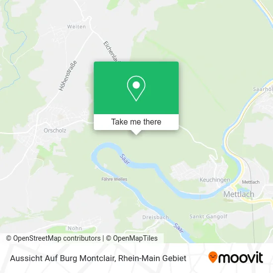 Карта Aussicht Auf Burg Montclair