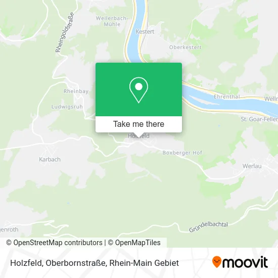 Карта Holzfeld, Oberbornstraße