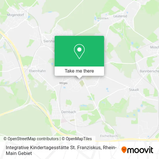 Карта Integrative Kindertagesstätte St. Franziskus
