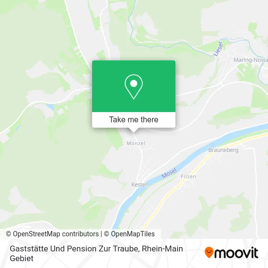Карта Gaststätte Und Pension Zur Traube