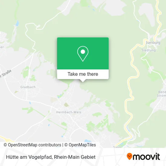 Карта Hütte am Vogelpfad