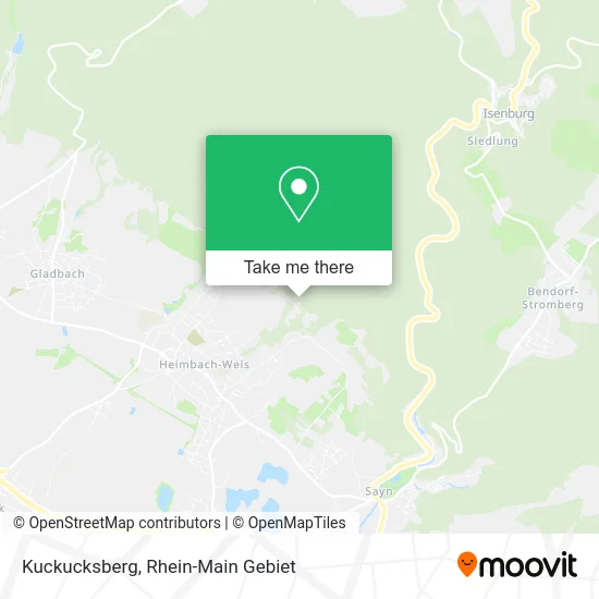 Карта Kuckucksberg