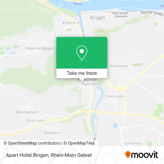 Карта Apart Hotel Bingen