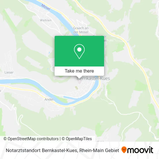 Карта Notarztstandort Bernkastel-Kues