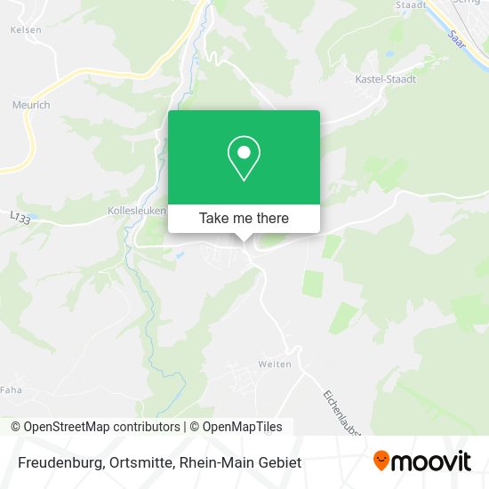 Карта Freudenburg, Ortsmitte