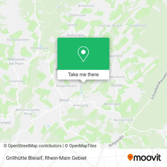 Карта Grillhütte Bleialf