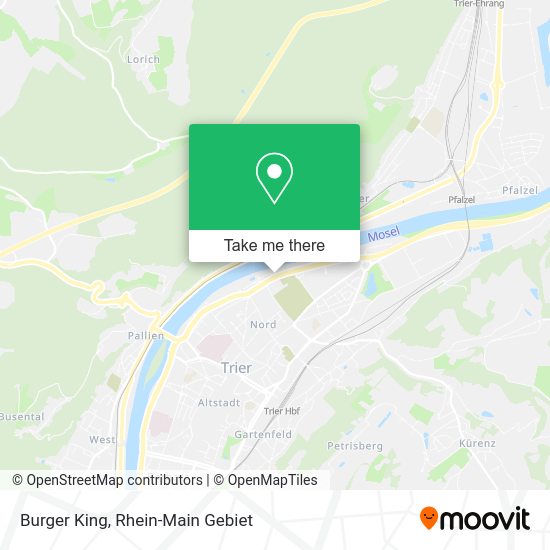 Карта Burger King