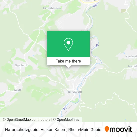 Карта Naturschutzgebiet Vulkan Kalem