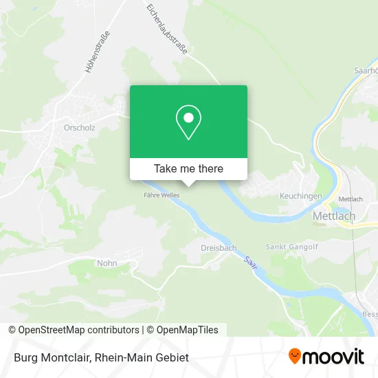 Burg Montclair map