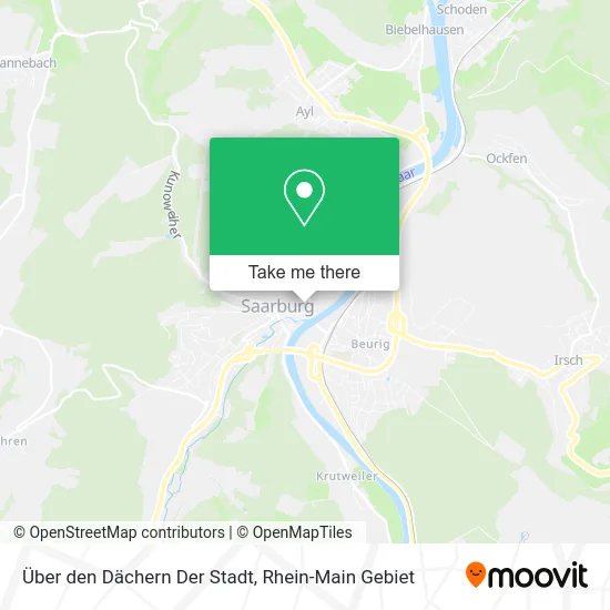 Карта Über den Dächern Der Stadt