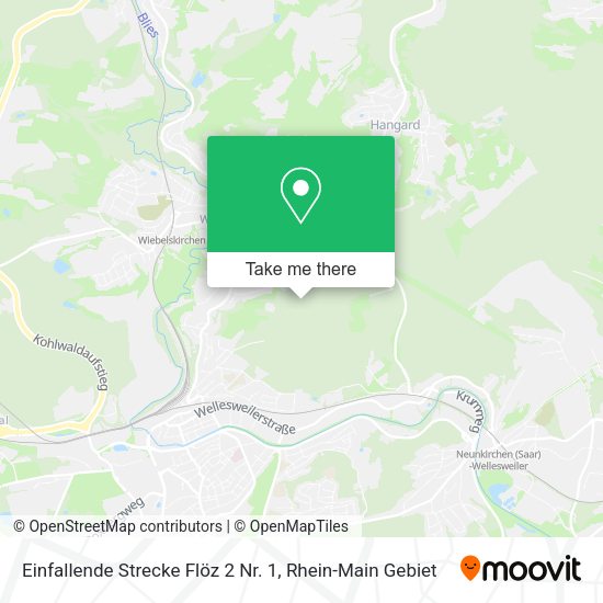 Карта Einfallende Strecke Flöz 2 Nr. 1