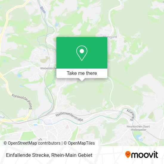 Карта Einfallende Strecke
