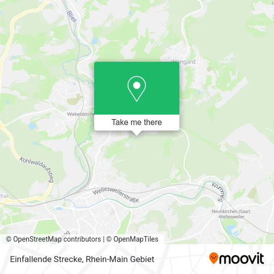 Карта Einfallende Strecke