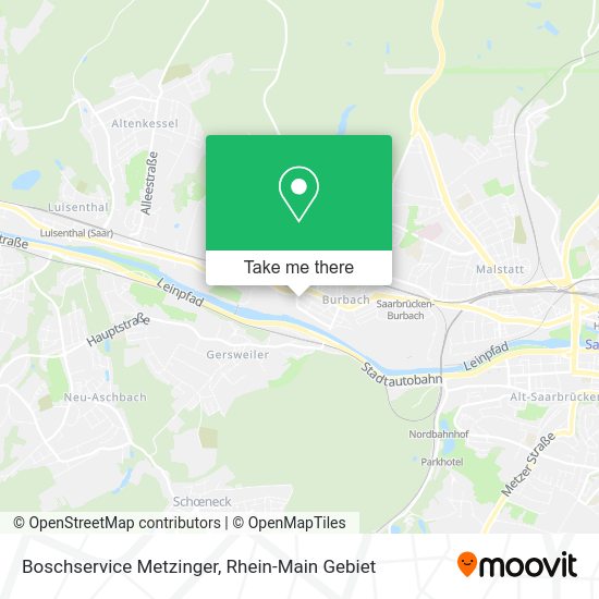 Карта Boschservice Metzinger